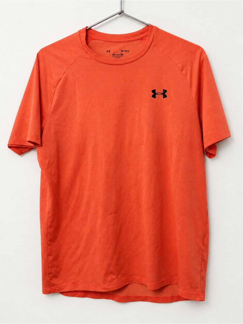 Under Armour Orange Crew Neck Short Sleeve Athletic Tee